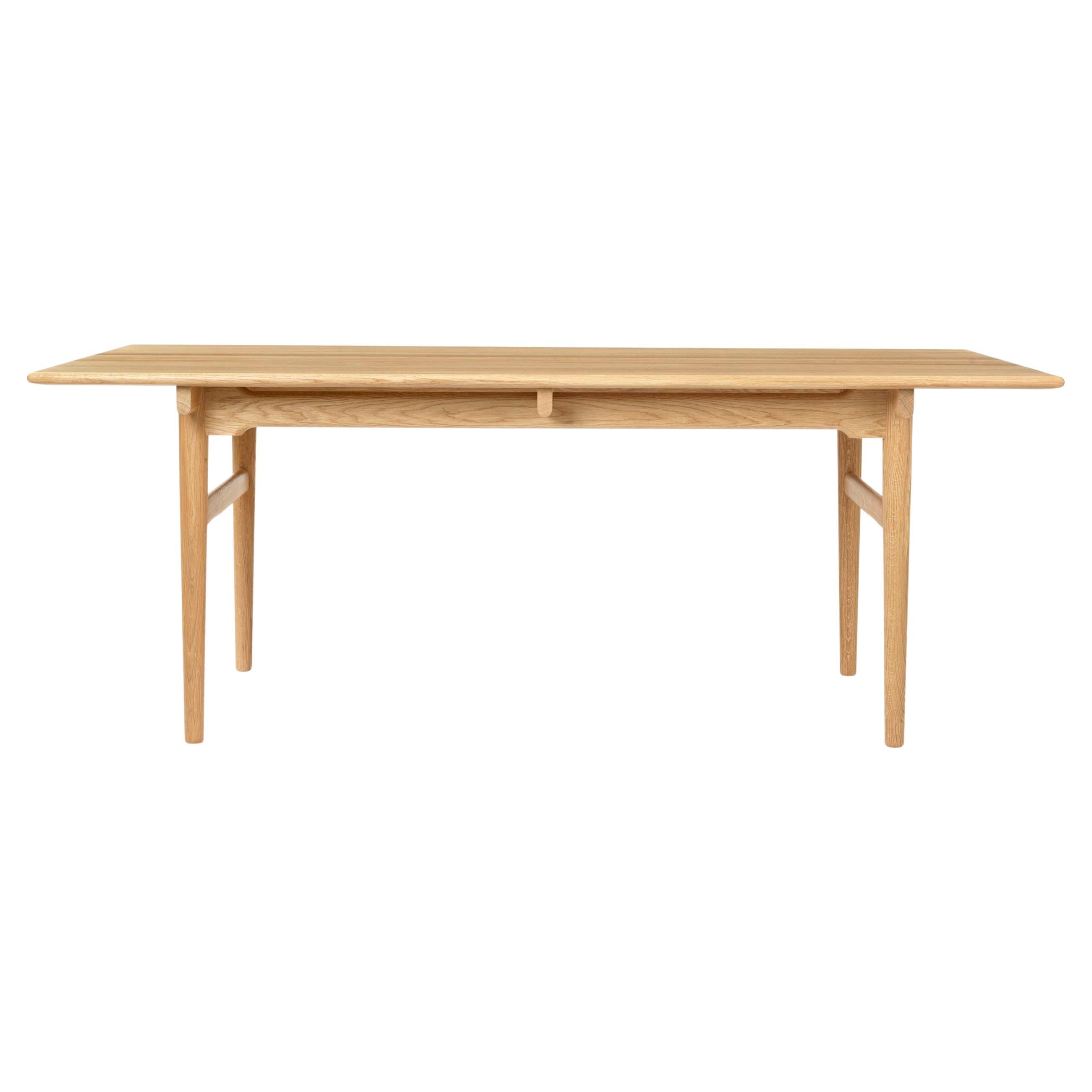 Hans J. Wegner CH327 Table de salle à manger 190 x 95 cm Oak Oak Oil pour Hansen