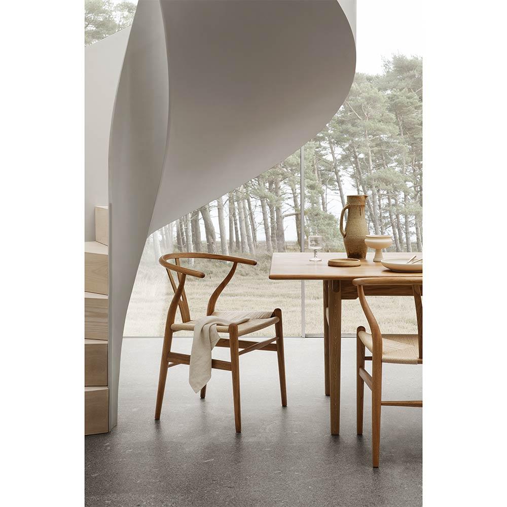 Hans J. Wegner CH327 Table de salle à manger 190 x 95 cm Teck/Oak Oil for Carl Hansen Neuf - En vente à New York, NY