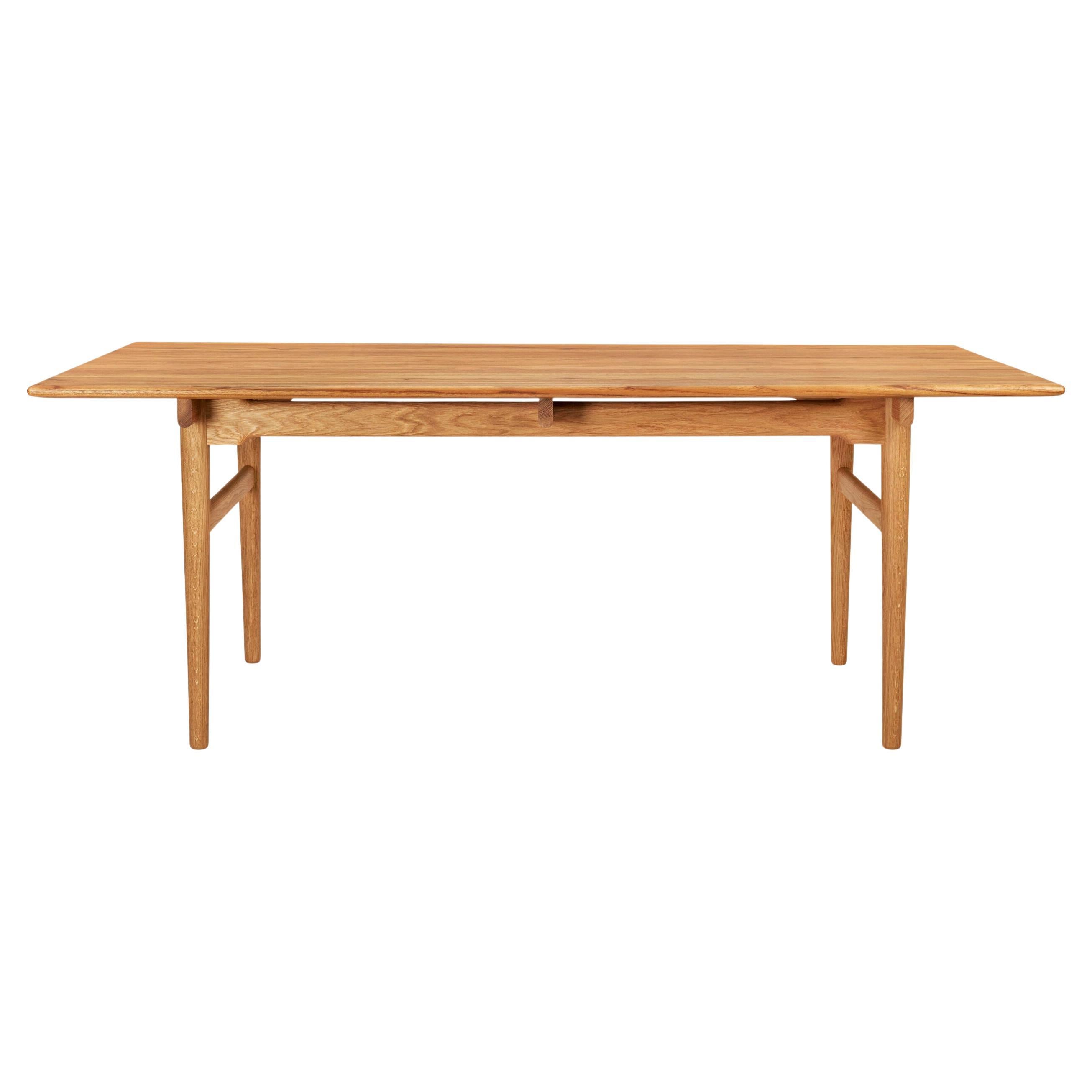 Hans J. Wegner CH327 Dining Table 190 x 95 cm Teak/Oak Oil for Carl Hansen