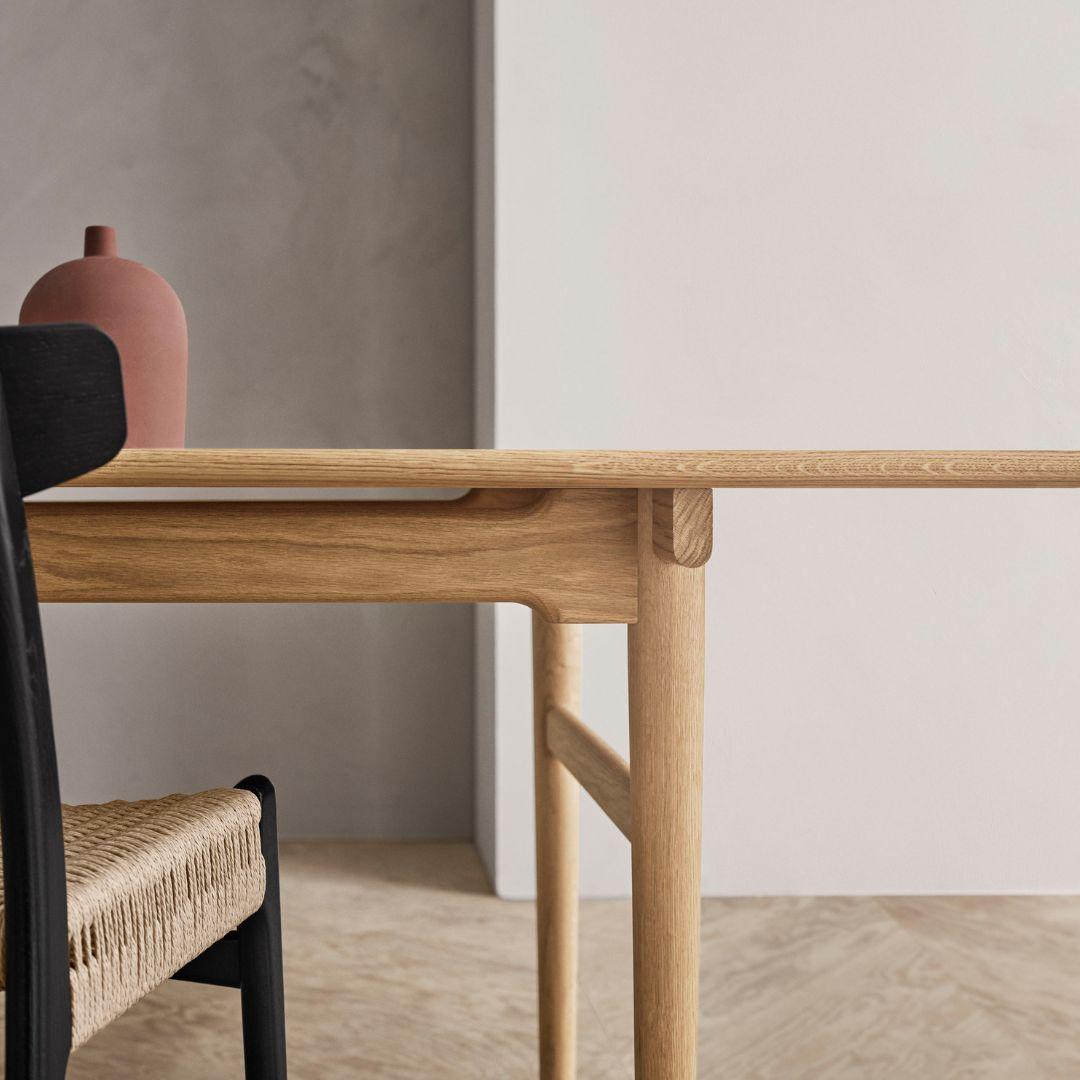 Hans J. Wegner 'CH327' Dining Table in Beech and Soap for Carl Hansen & Son For Sale 2