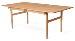 Hans J. Wegner 'CH327' Dining Table in Beech and Soap for Carl Hansen & Son