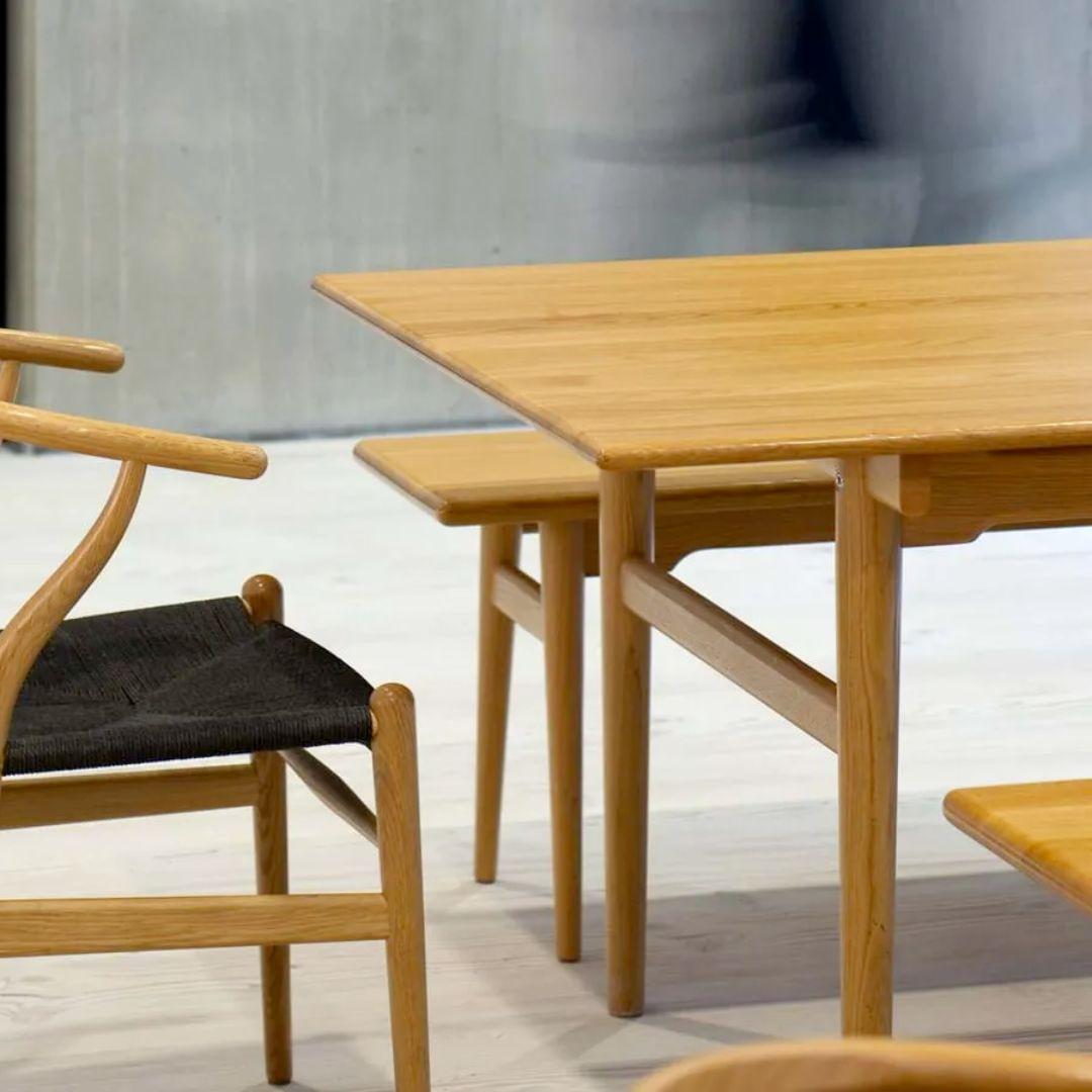 XXIe siècle et contemporain Table de salle à manger « CH327 » en chêne et huile de Hans J. Wegner pour Carl Hansen & Son en vente