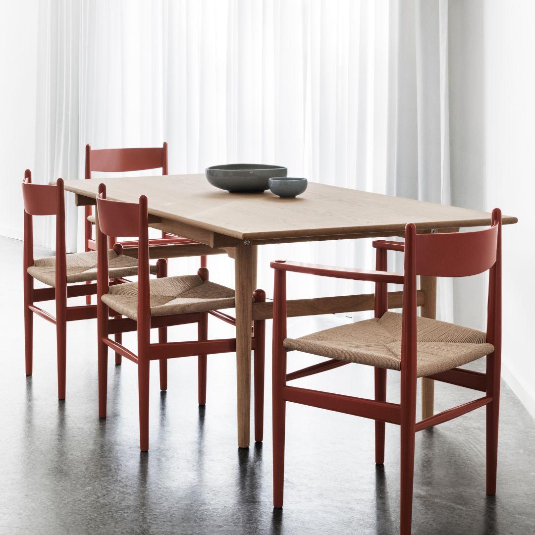 Mid-Century Modern Table de salle à manger « CH327 » en chêne et savon de Hans J. Wegner pour Carl Hansen & Son en vente