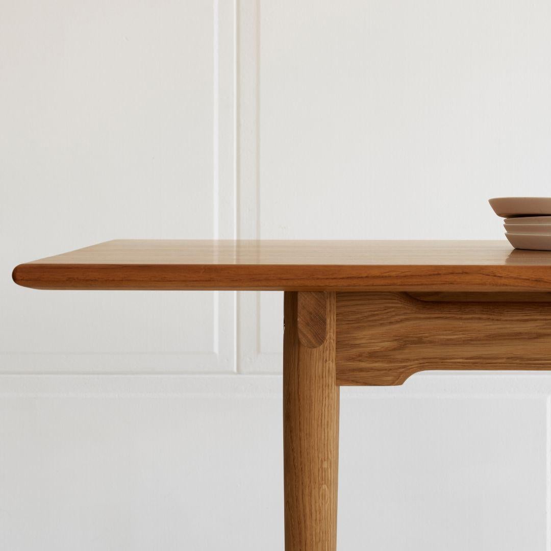 Danish Hans J. Wegner 'CH327' Dining Table in Teak and Oil for Carl Hansen & Son For Sale