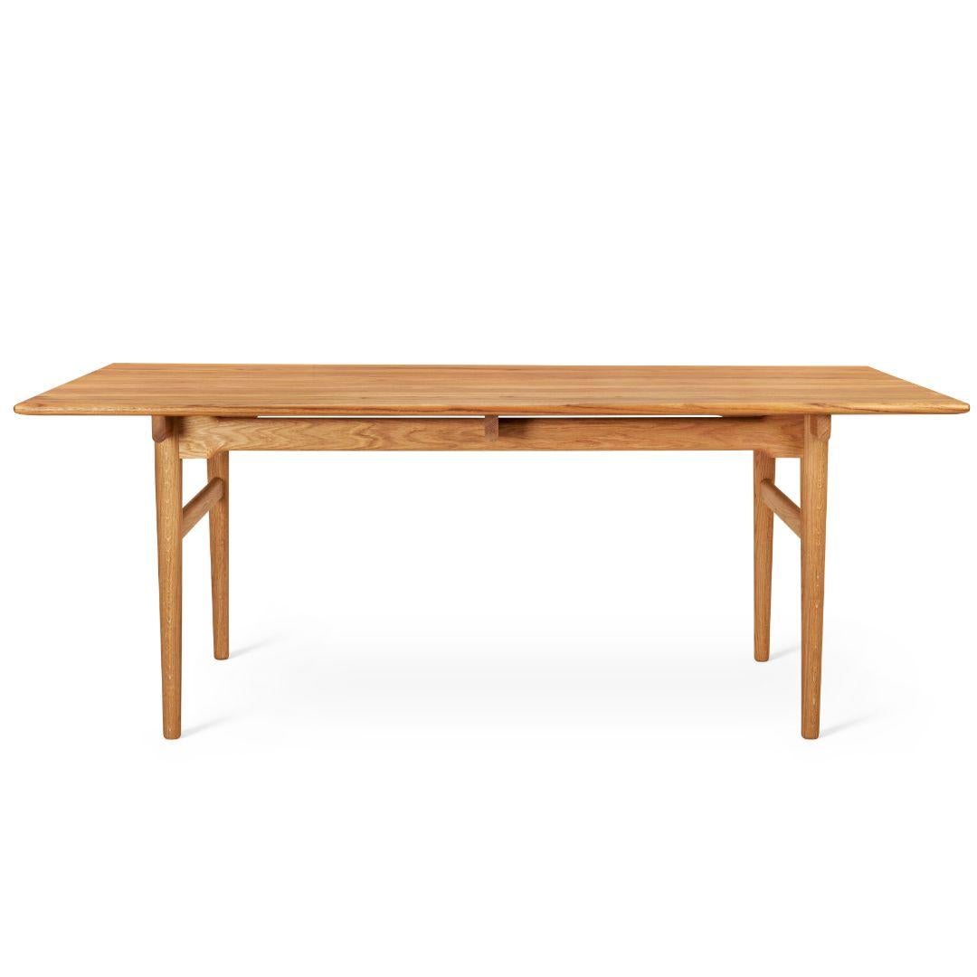 Wood Hans J. Wegner 'CH327' Dining Table in Teak and Oil for Carl Hansen & Son For Sale