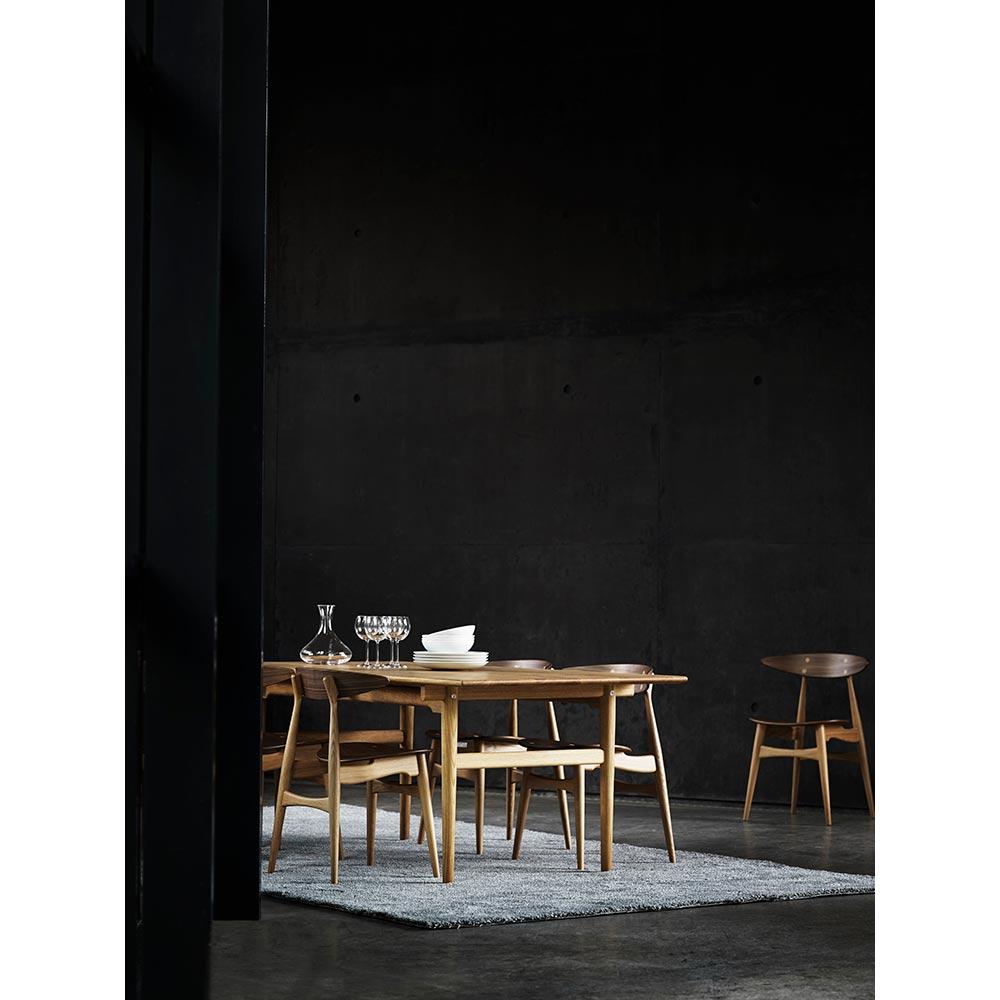 Danish Hans J. Wegner CH327T Insert Leaf Black for Carl Hansen For Sale