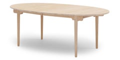 Hans J. Wegner CH338 Dining Table 200 x 115 cm Oak White Oil for Carl Hansen