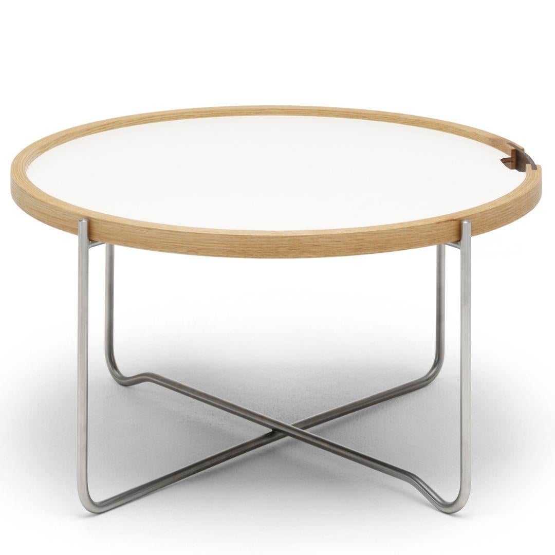 Contemporary Hans J Wegner 'CH417' Tray Table in Oak, Walnut & Laminate for Carl Hansen & Son For Sale