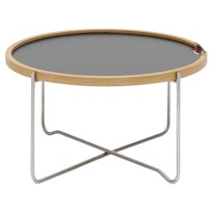 Hans J Wegner 'CH417' Tabletttisch aus Eiche, Nussbaum und Laminat für Carl Hansen & Sohn