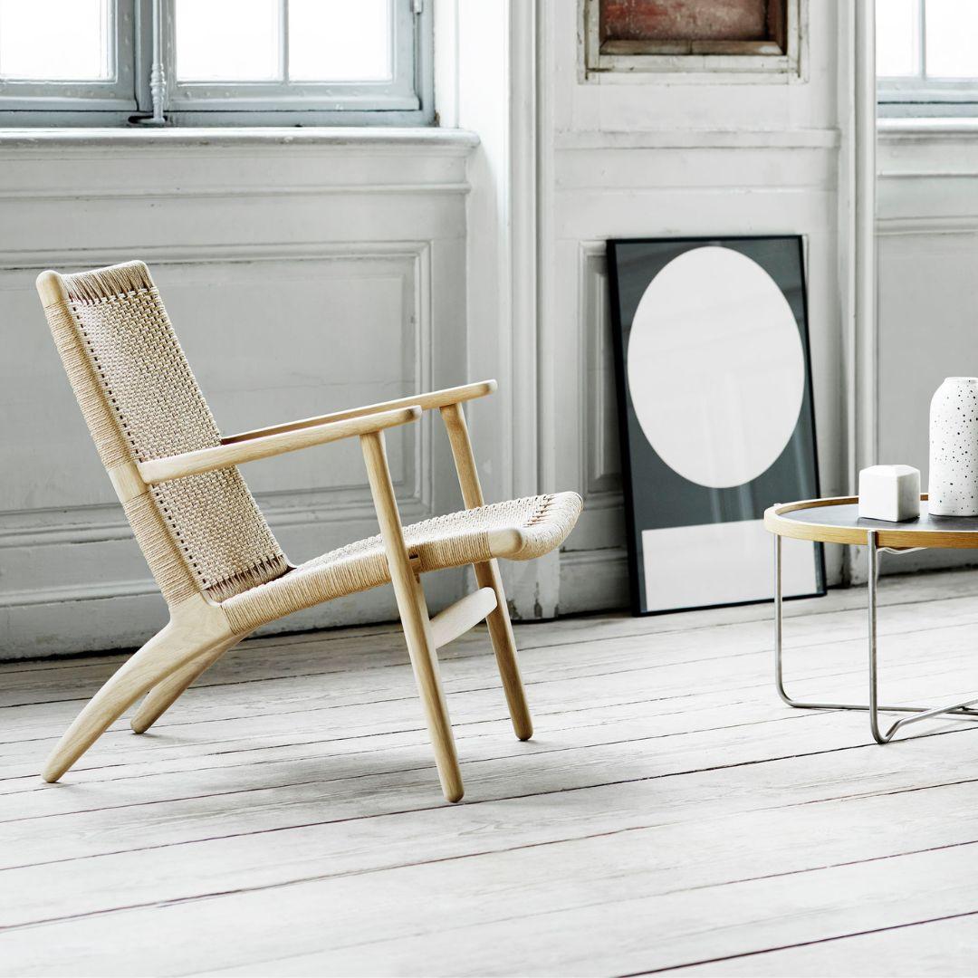 Hans J Wegner 'CH417' Tabletttisch aus Nussbaum, Eiche und Öl für Carl Hansen & Sohn im Angebot 2