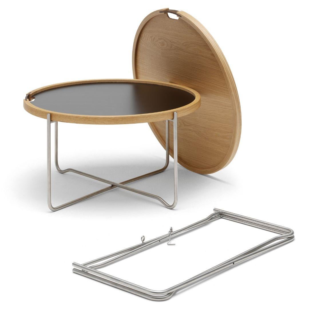 Hans J Wegner 'CH417' Tabletttisch aus Nussbaum, Eiche und Öl für Carl Hansen & Sohn im Angebot 4