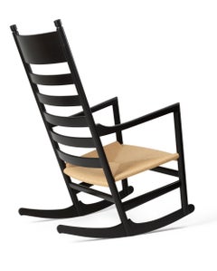 Hans J. Wegner 'CH45' Rocking Chair in Painted Black for Carl Hansen & Son