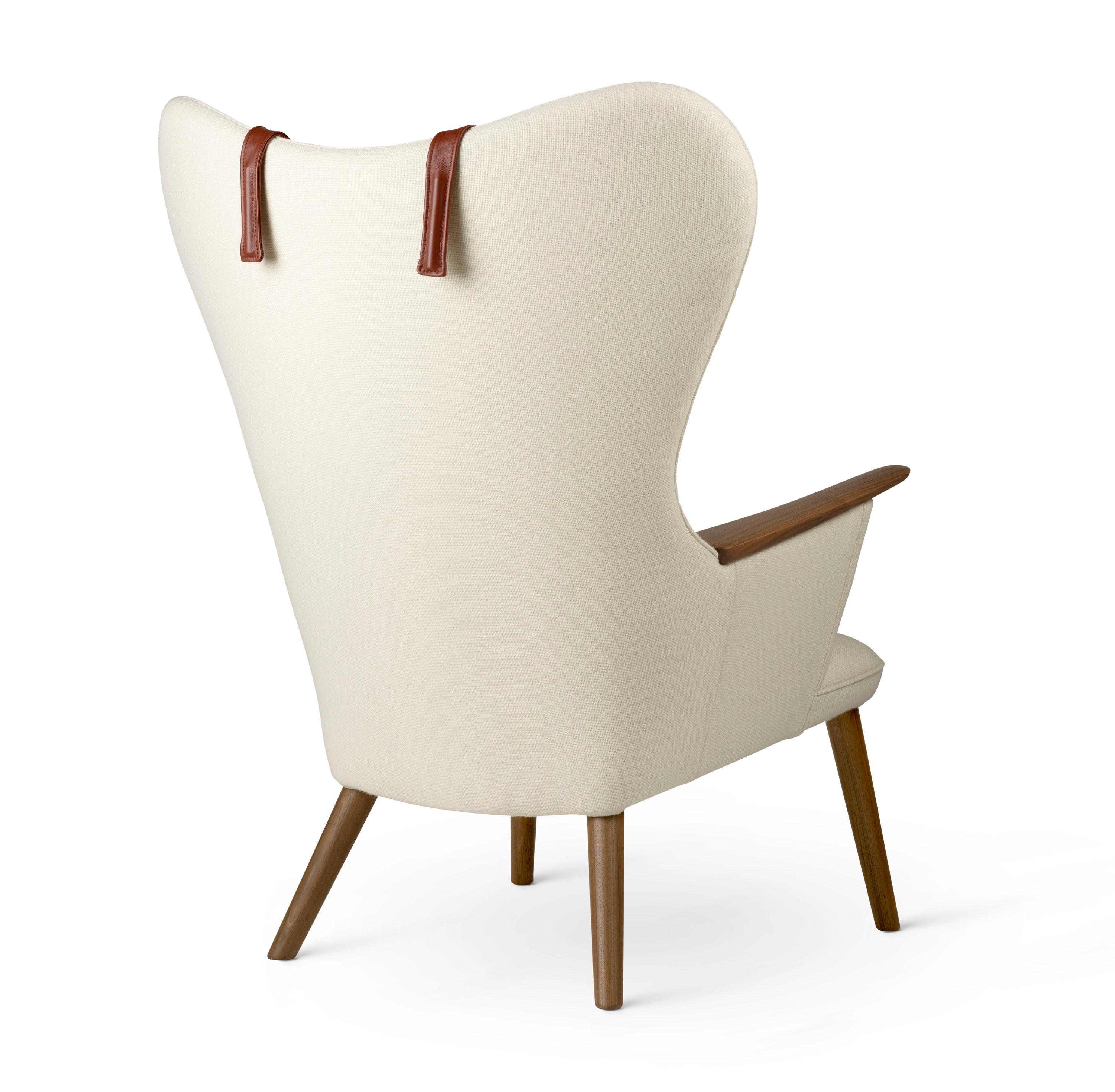 Mid-Century moderno Sedia Mamma Orso 'CH78' di Hans J. Wegner in noce per Carl Hansen & Son in vendita