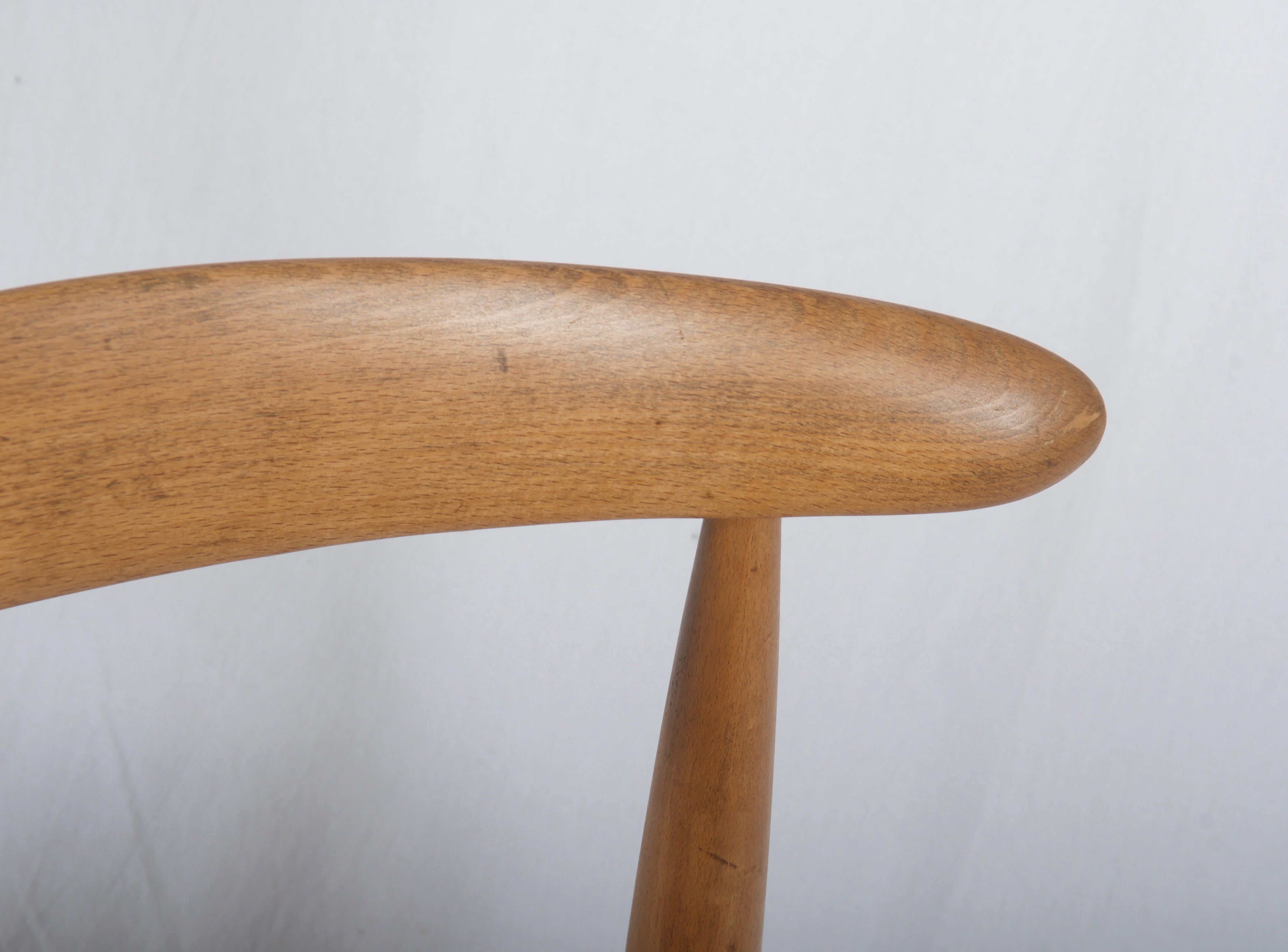 Danish Hans J. Wegner Chair FH 4103 Heart Chair