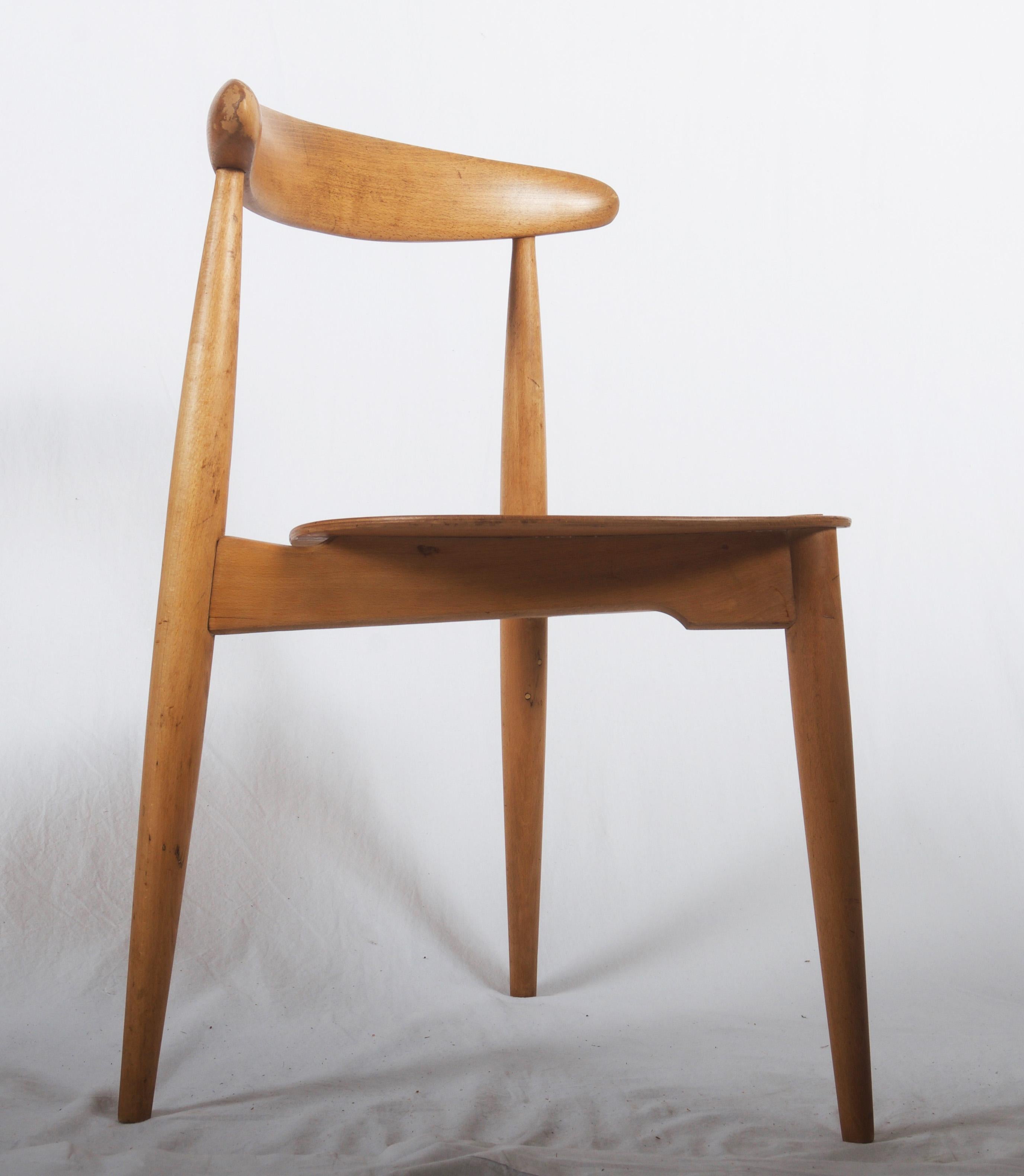 Hans J. Wegner Chair FH 4103 Heart Chair In Excellent Condition In Vienna, AT