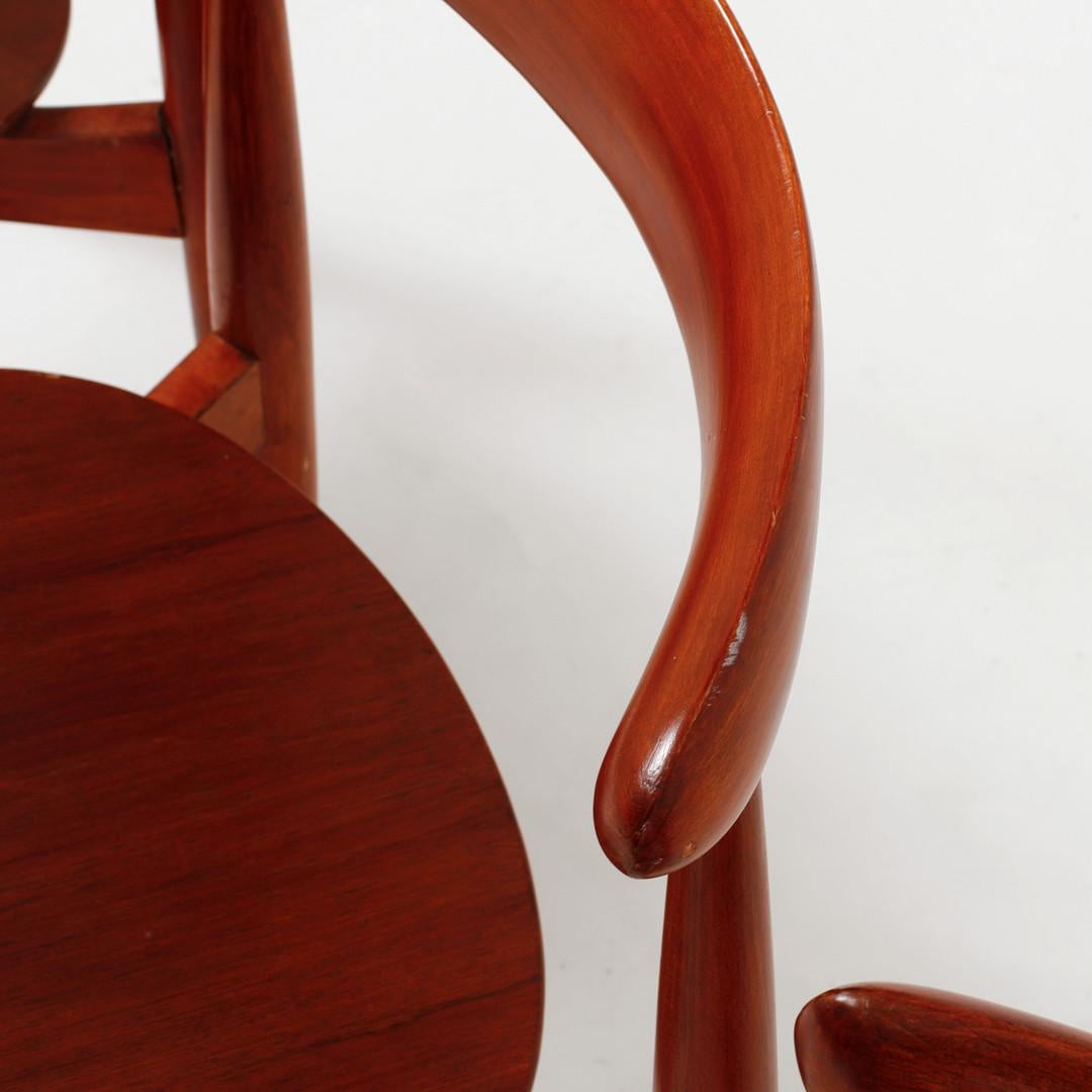 Milieu du XXe siècle Chaise Hans J. Wegner FH 4103 Heart Chair en vente