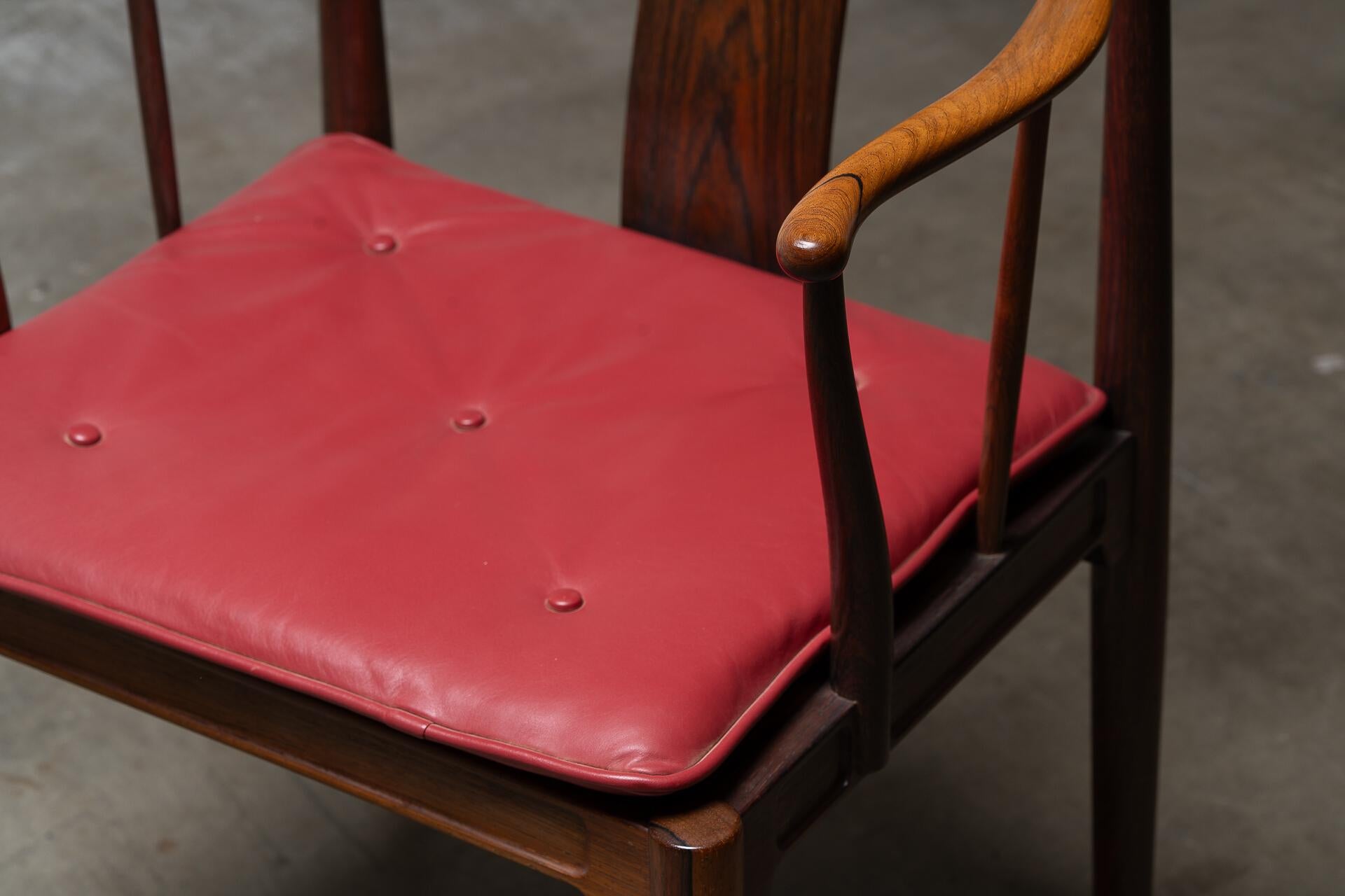 Hans J. Wegner “China” Chair in Brazilian Rosewood for Fritz Hansen For Sale 9