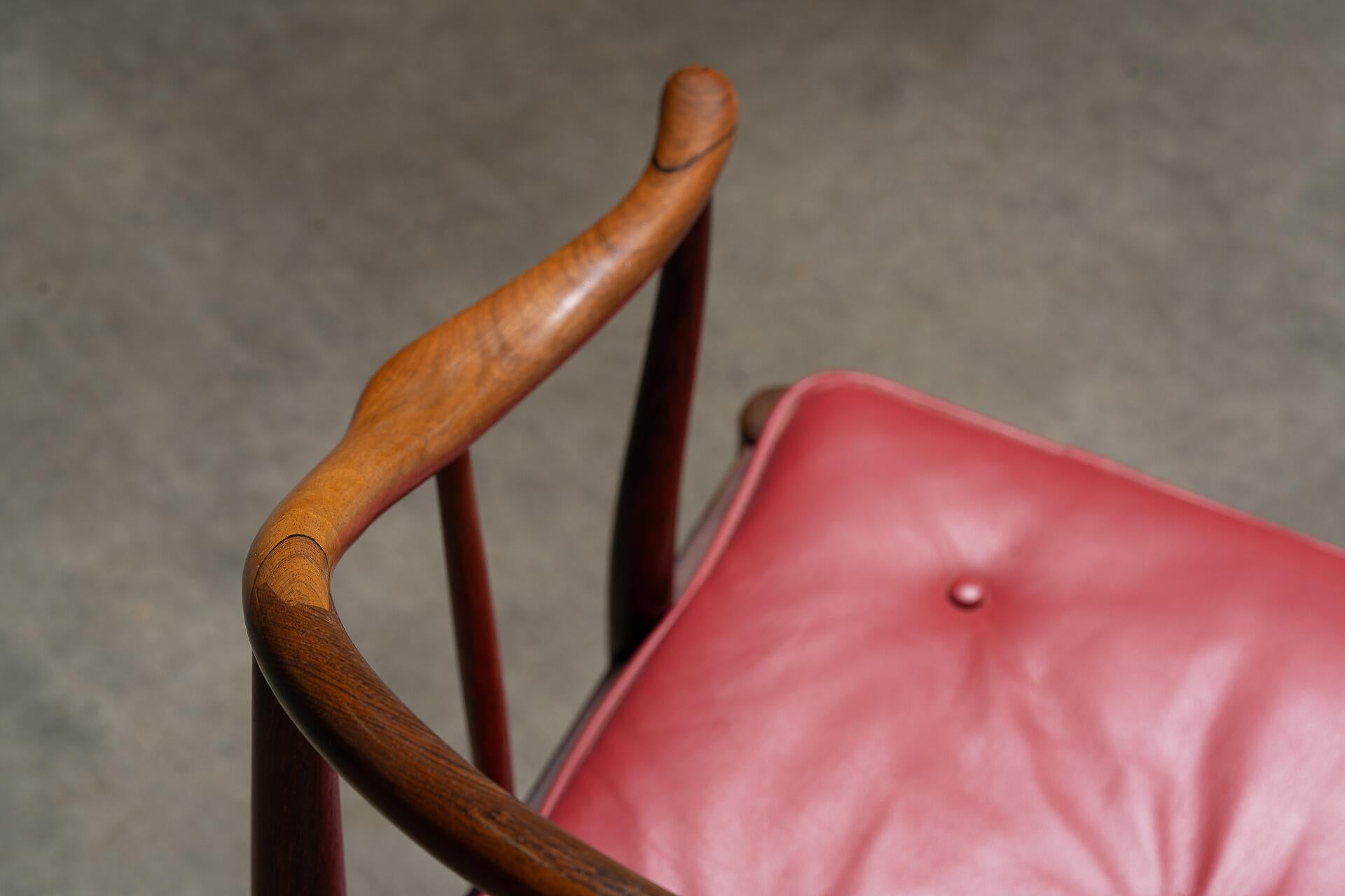 Hans J. Wegner “China” Chair in Brazilian Rosewood for Fritz Hansen For Sale 12