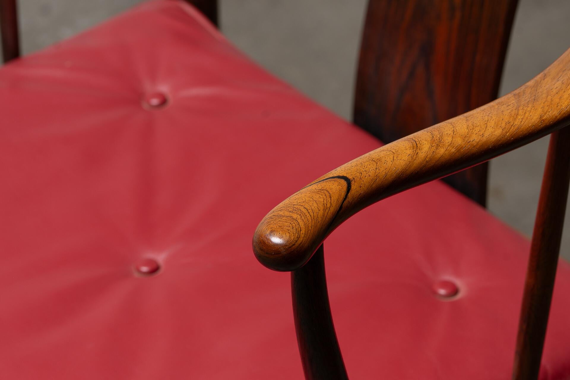 Hans J. Wegner “China” Chair in Brazilian Rosewood for Fritz Hansen For Sale 14