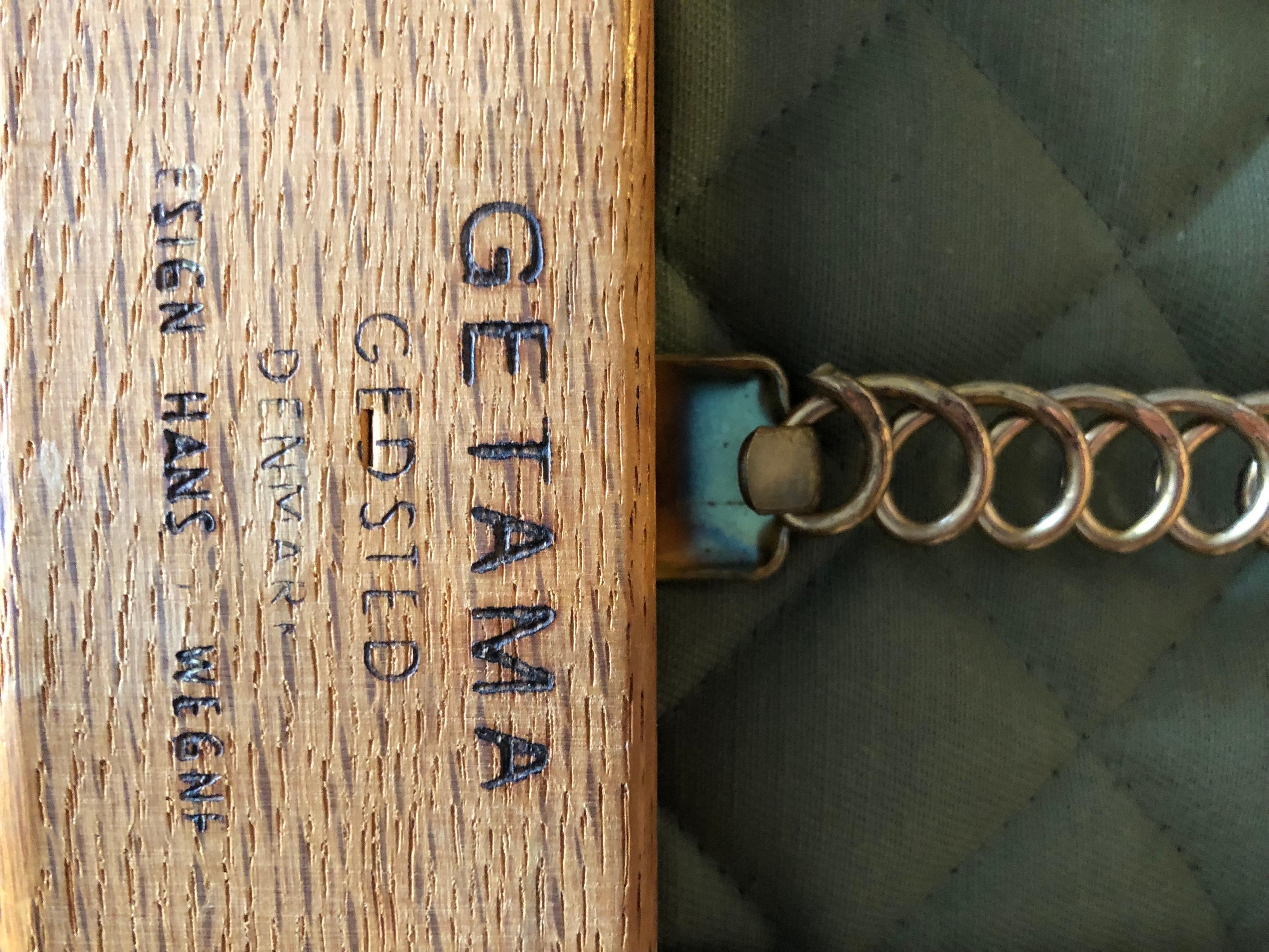 Hans J Wegner Cigar Chair, Original Model ge240, Reupholstered 4