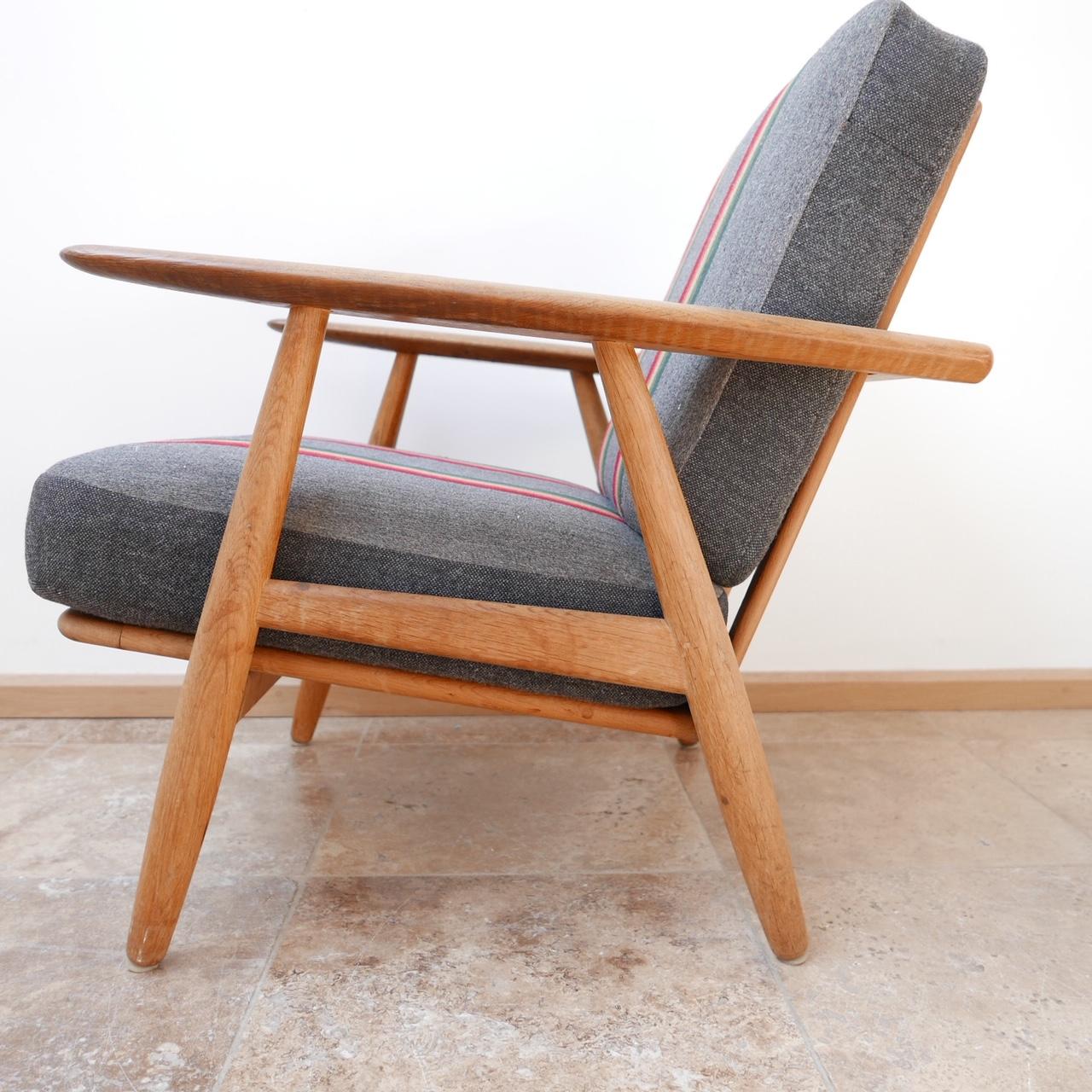 Danish Hans J Wegner 'Cigar' GE-240 Armchair for GETAMA