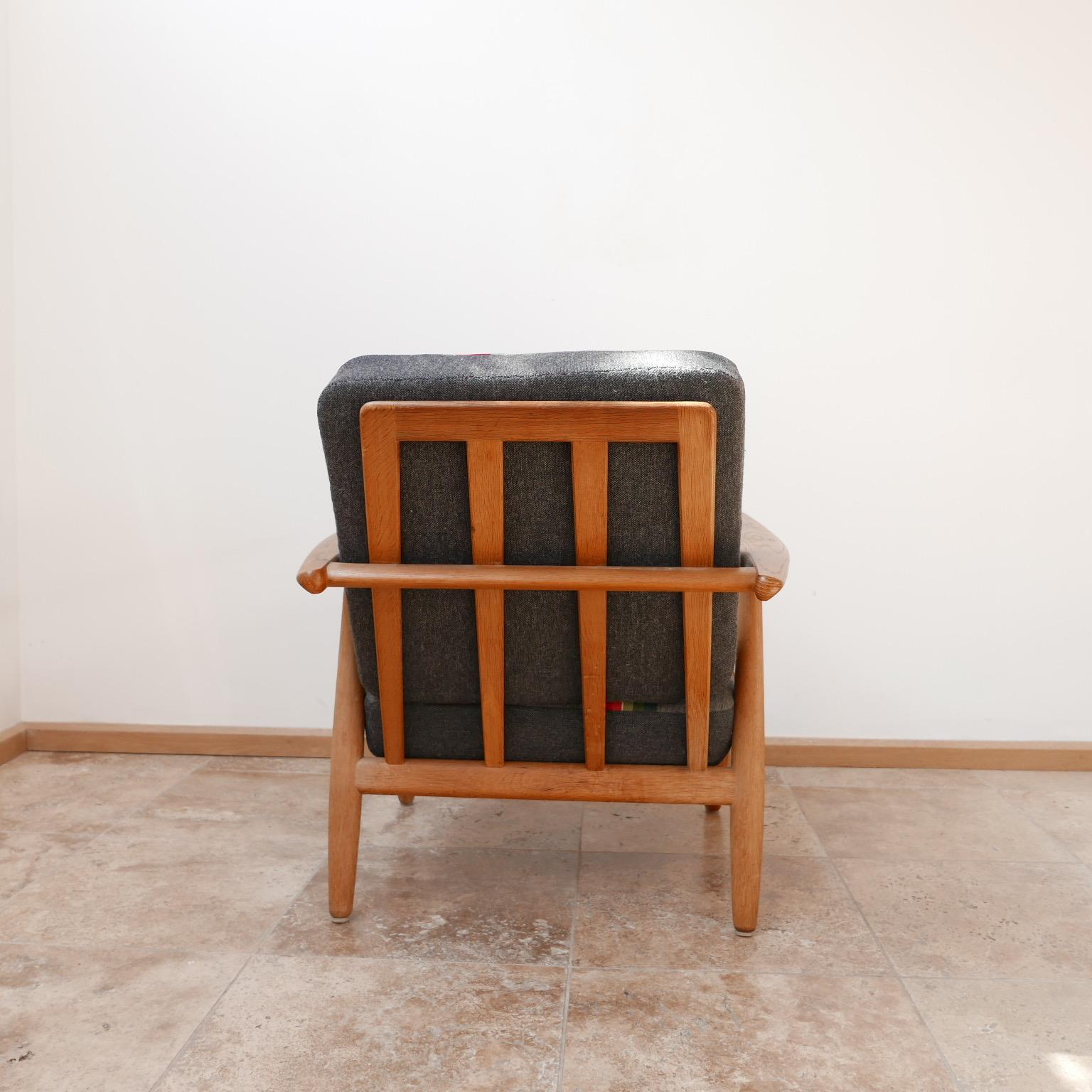 Oak Hans J Wegner 'Cigar' GE-240 Armchair for GETAMA