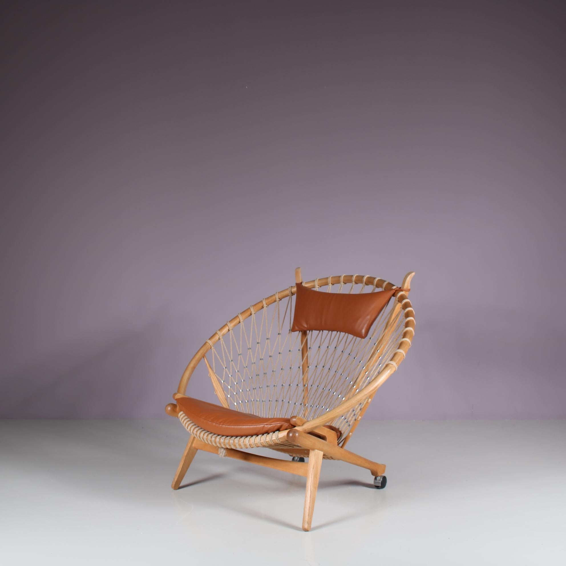 20ième siècle Hans J. Wegner Circle Chair pour PP Mobler au Danemark, 1980 en vente