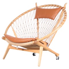 Vintage Hans J. Wegner “Circle Chair” for PP Mobler in Denmark, 1980