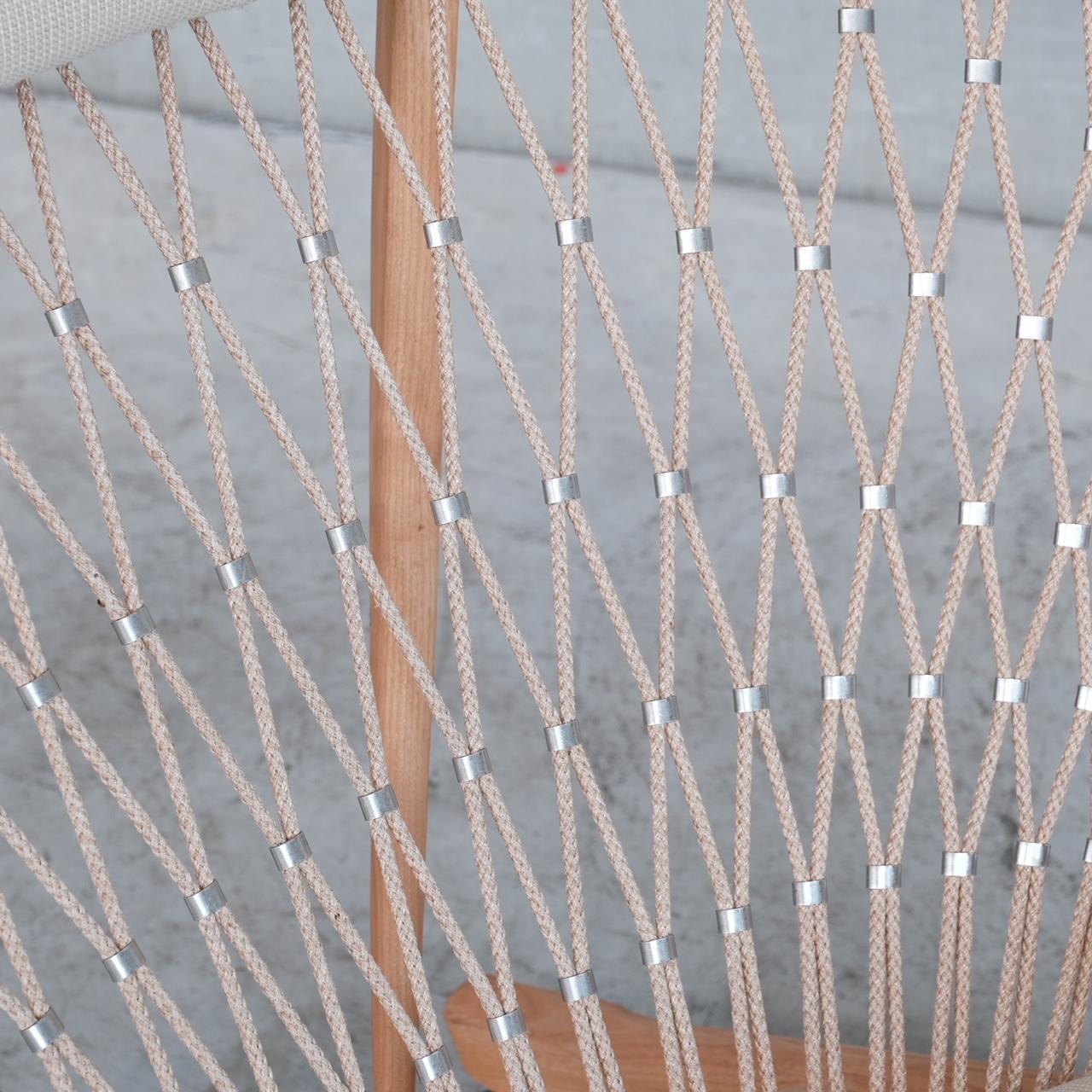Silla circular danesa de mediados de siglo Hans J. Wegner en venta 3