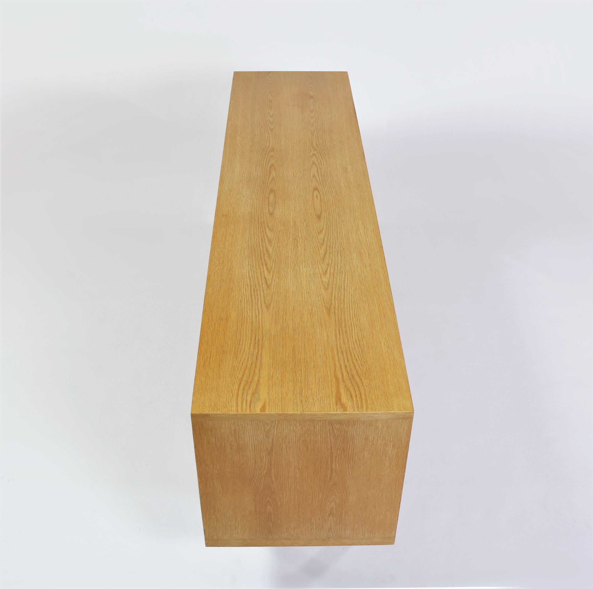 Hans J. Wegner Danish Modern Sideboard in Oak and Rattan Model 