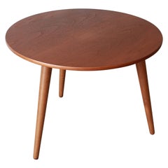 Hans J. Wegner Danish Modern Three-Legged Teak Coffee Table