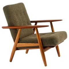 Hans J. Wegner Danish Oak & Teak Cigar Chair 1950s