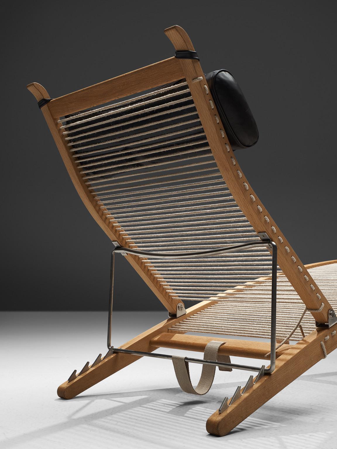 Mid-20th Century Hans J. Wegner Deck Chair 'PP524'