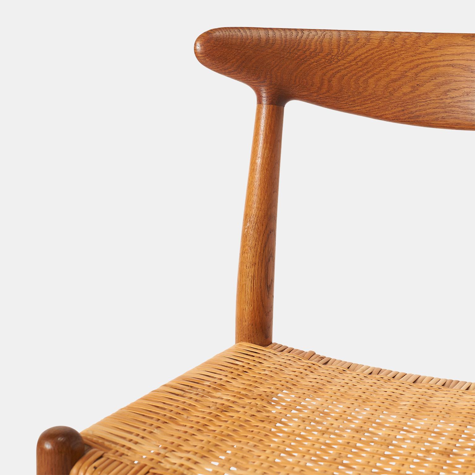 Cane Hans J Wegner W2 Chair