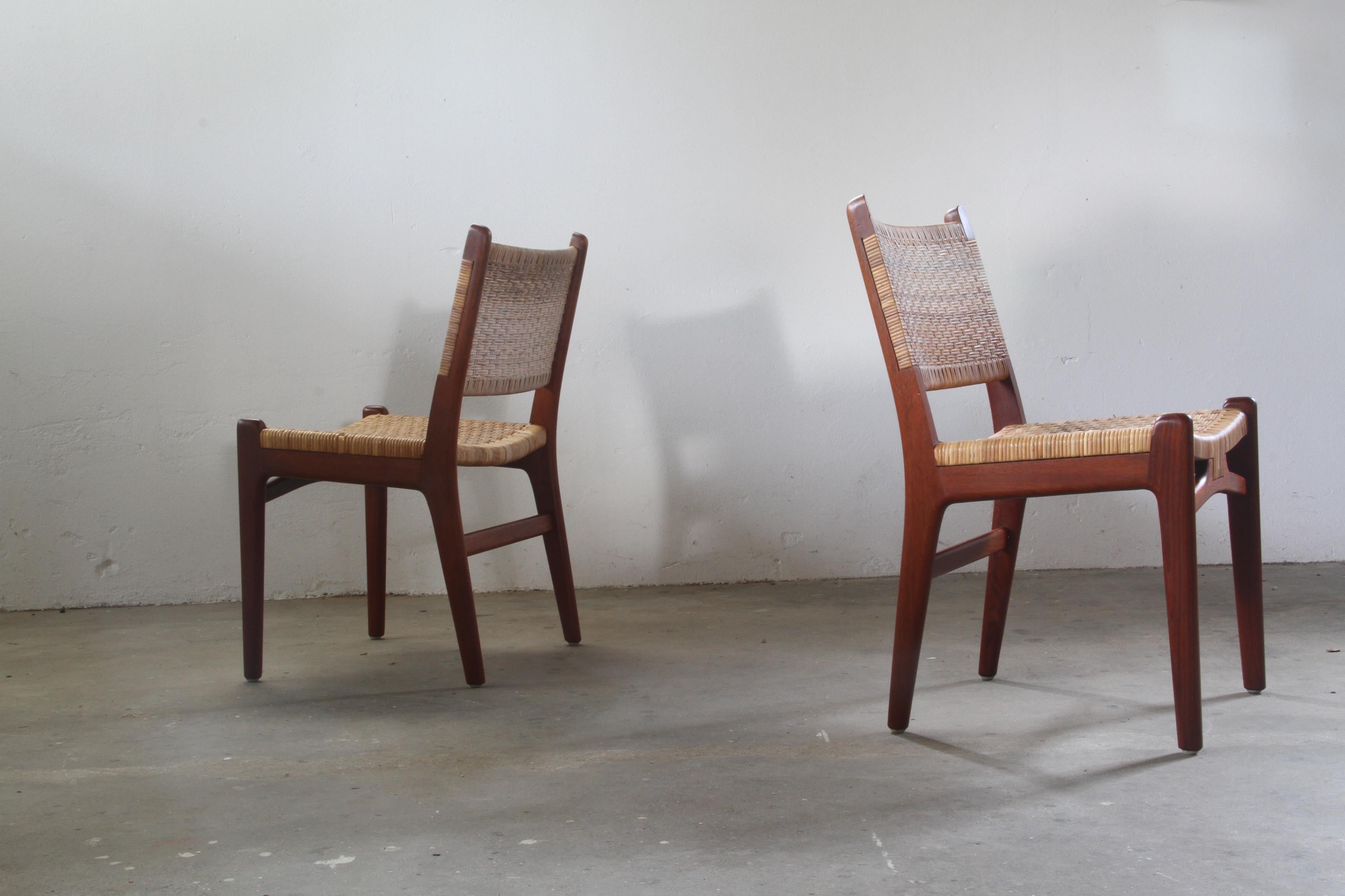 Sedie da pranzo Hans J. Wegner in teak modello CH-31 di Carl Hansen & Søn in vendita 6