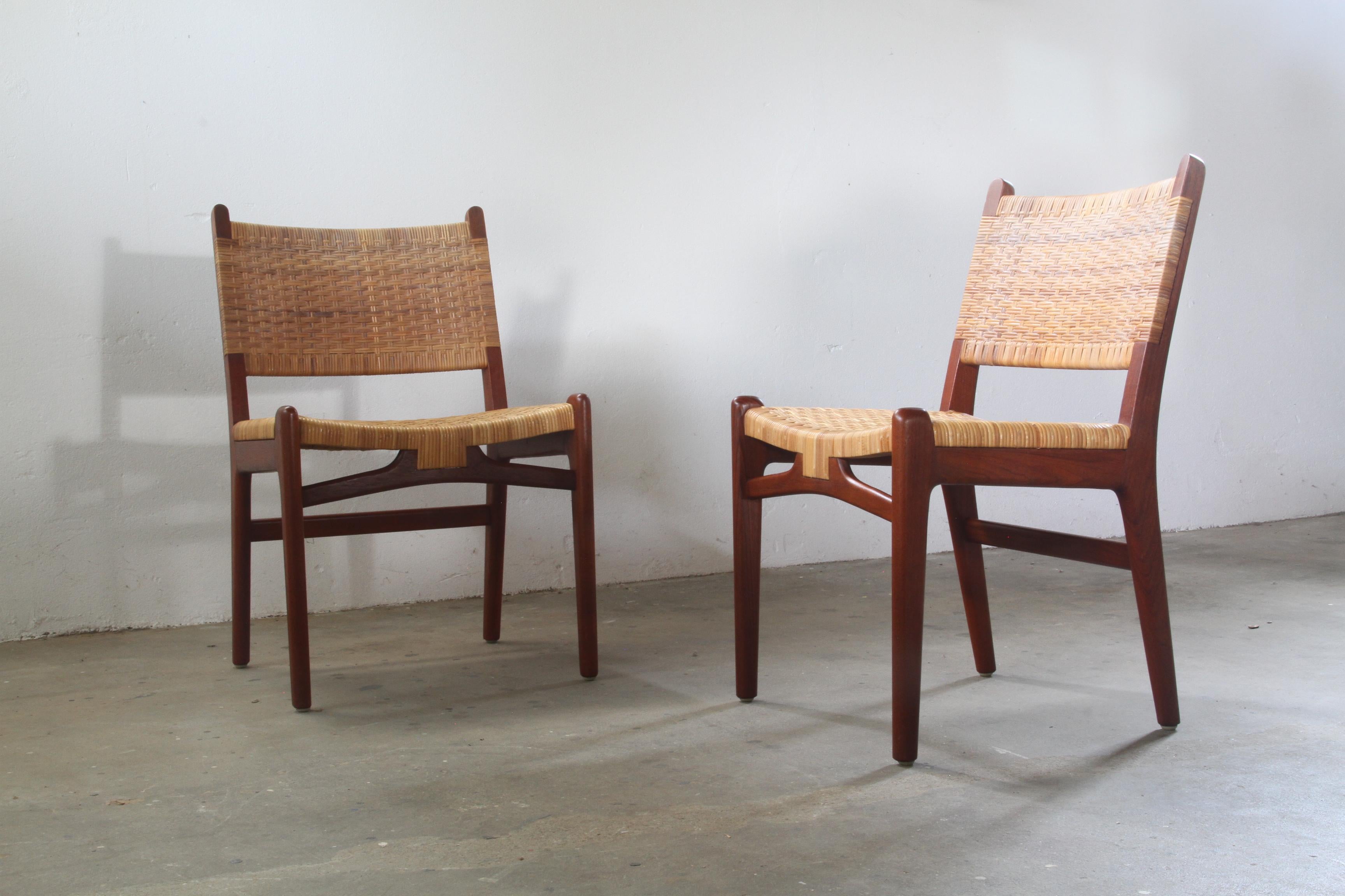 Sedie da pranzo Hans J. Wegner in teak modello CH-31 di Carl Hansen & Søn in vendita 1