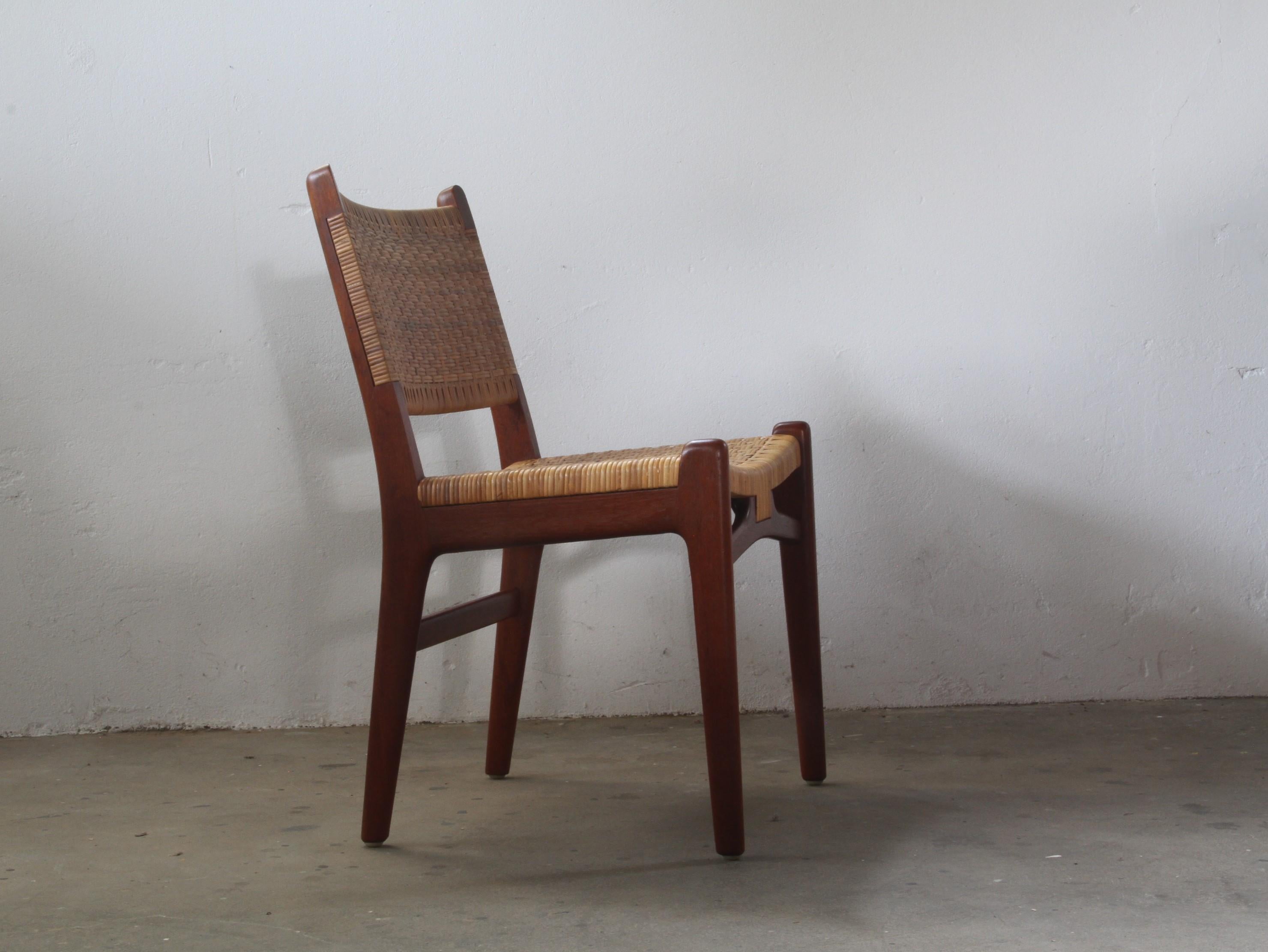 Sedie da pranzo Hans J. Wegner in teak modello CH-31 di Carl Hansen & Søn in vendita 2