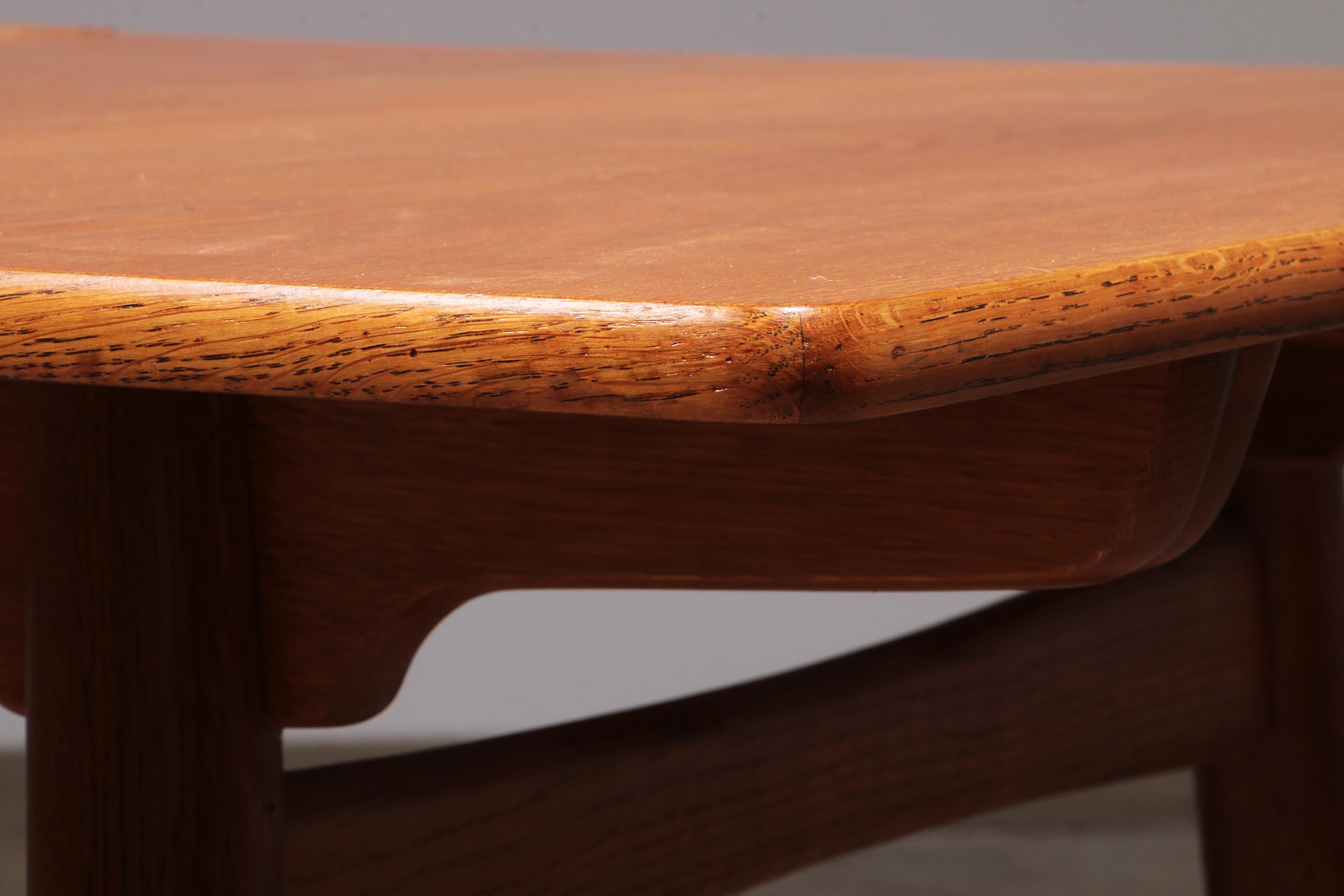 Ensemble de salle à manger Hans J Wegner 8 chaises CH29 Sawbuck et table AT 310 en vente 2