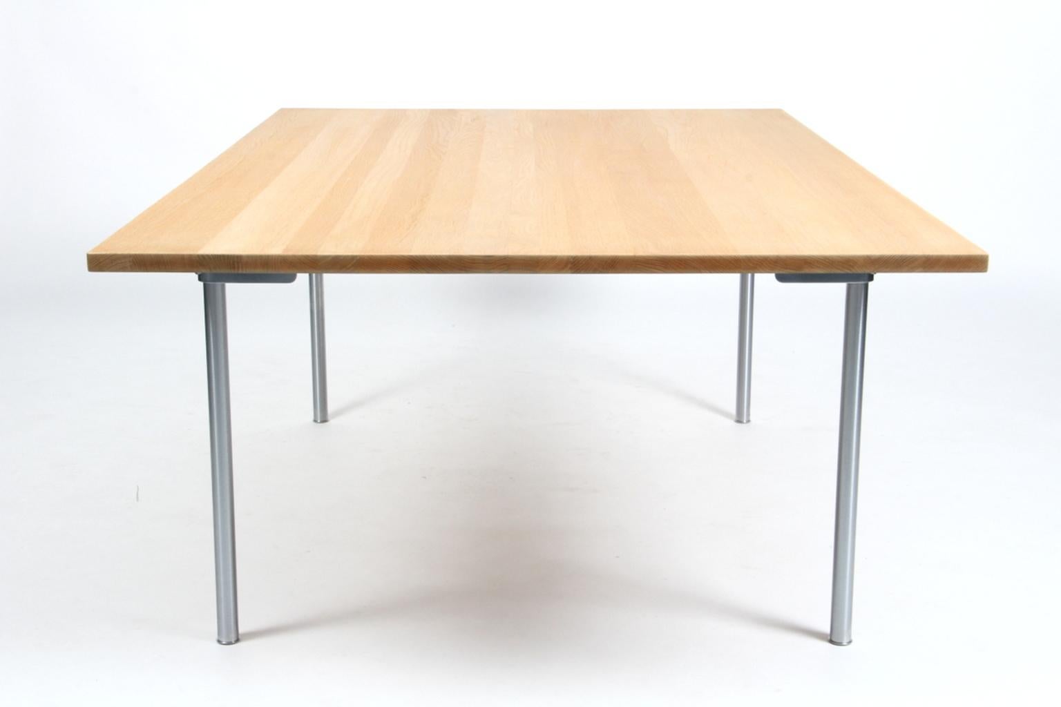 Danish Hans J. Wegner Dining Table, Model CH316, Massive Soap Treated Oak