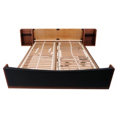 Hans J. Wegner Double Bed Model GE 701 in Teak with Cane Weaving for Getama 1950