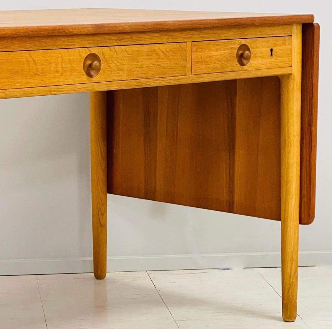 Hans J. Wegner Drop Leaf Desk or Table Model 