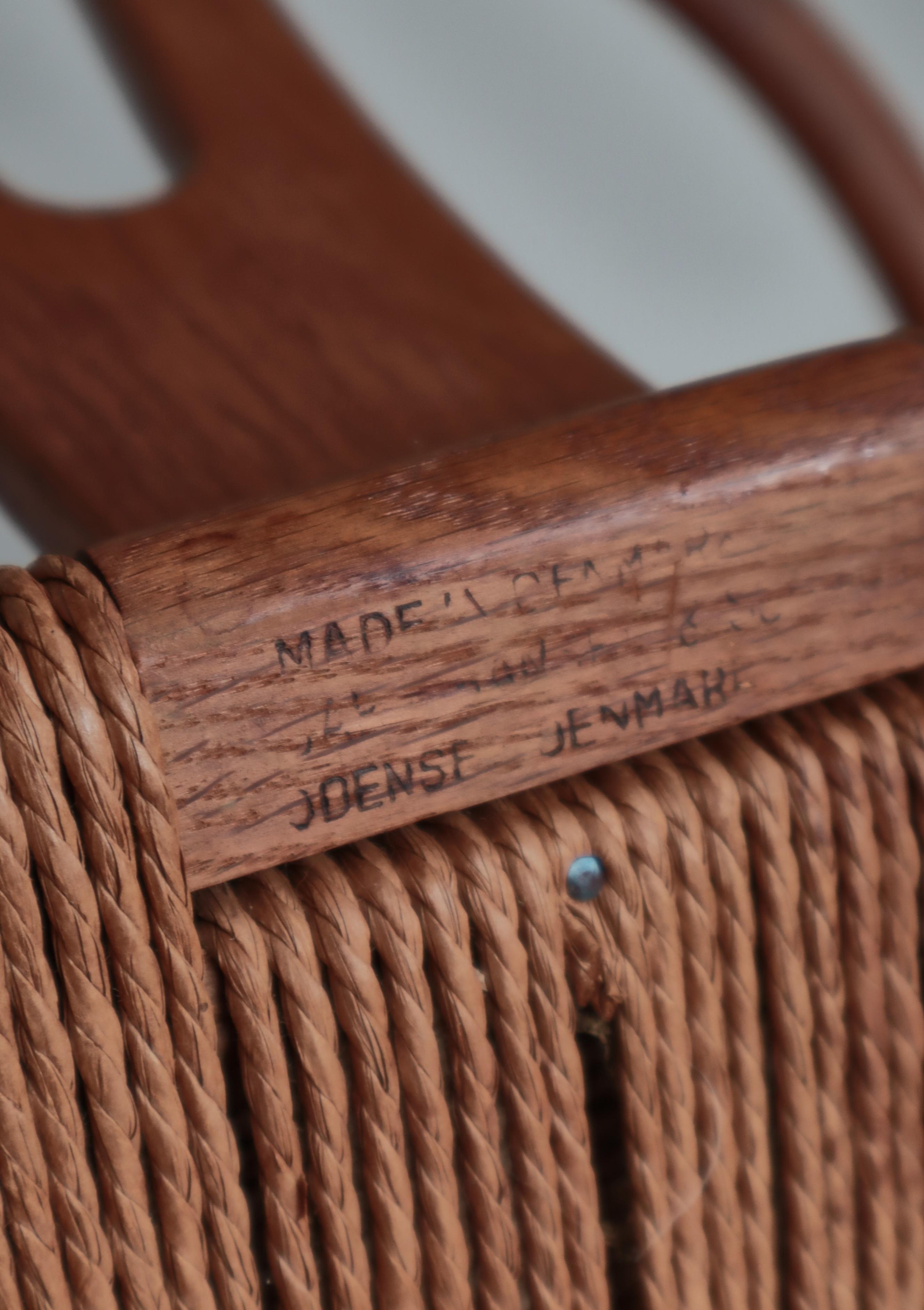 Sedia Hans J. Wegner con timbro Carl Hansen & Son CH-24 