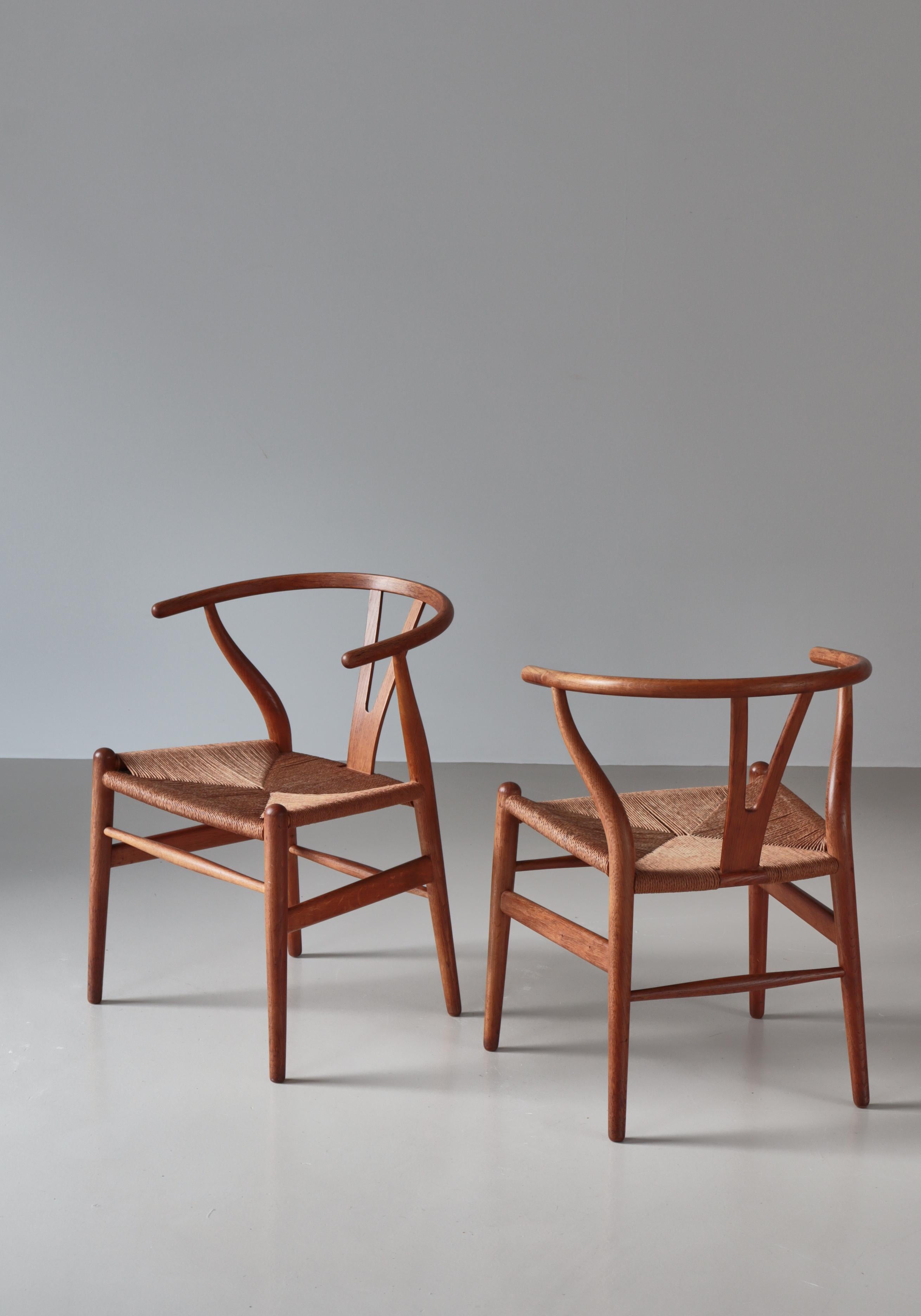 Danese Sedia Hans J. Wegner con timbro Carl Hansen & Son CH-24 