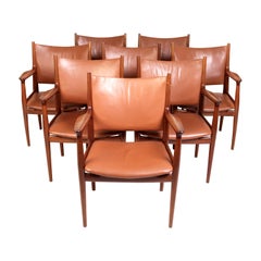 Hans J. Wegner, Eight Armchairs JH513