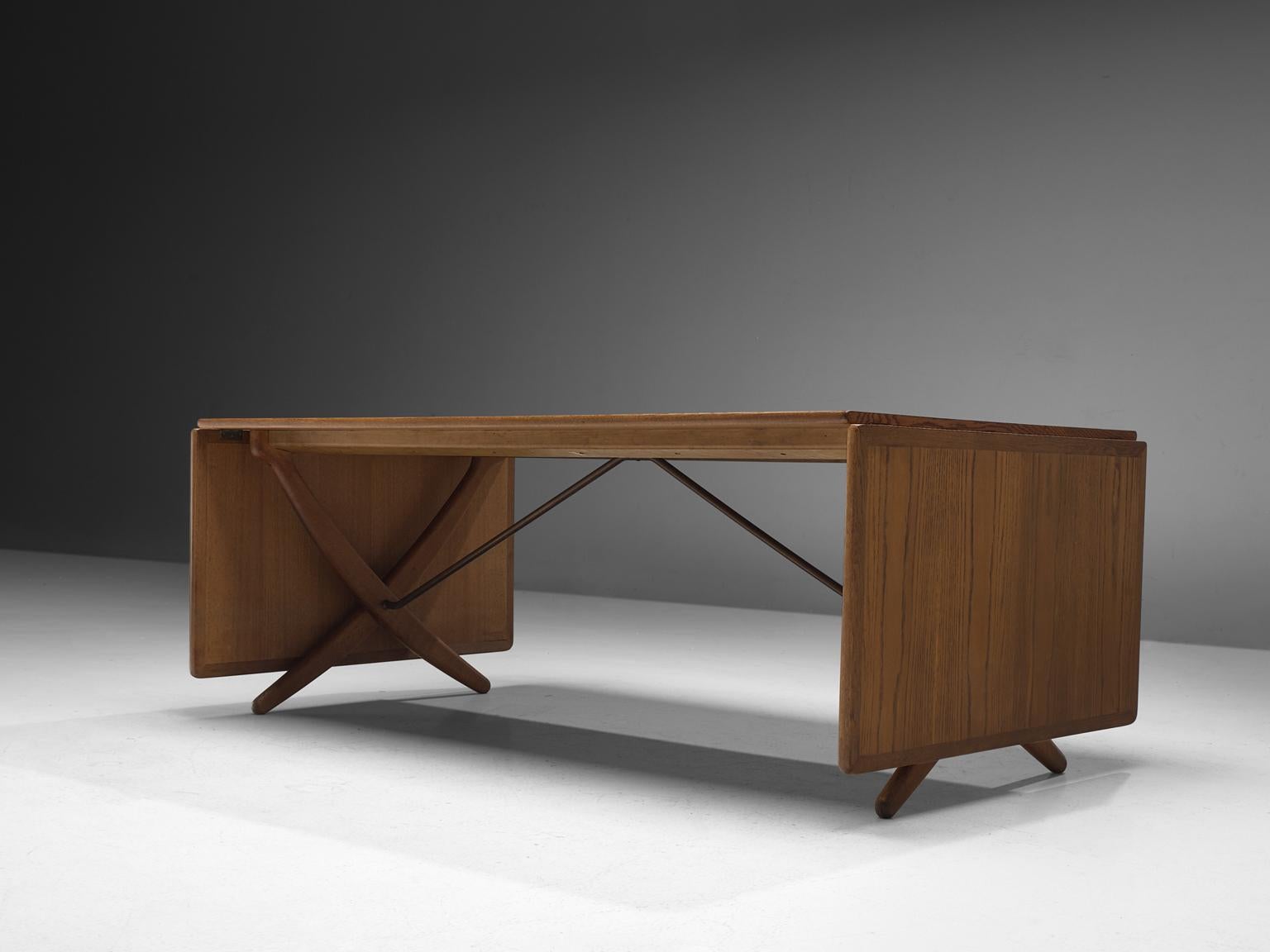 Mid-20th Century Hans J. Wegner Extremely Large AT304 Drop-Leaf Table