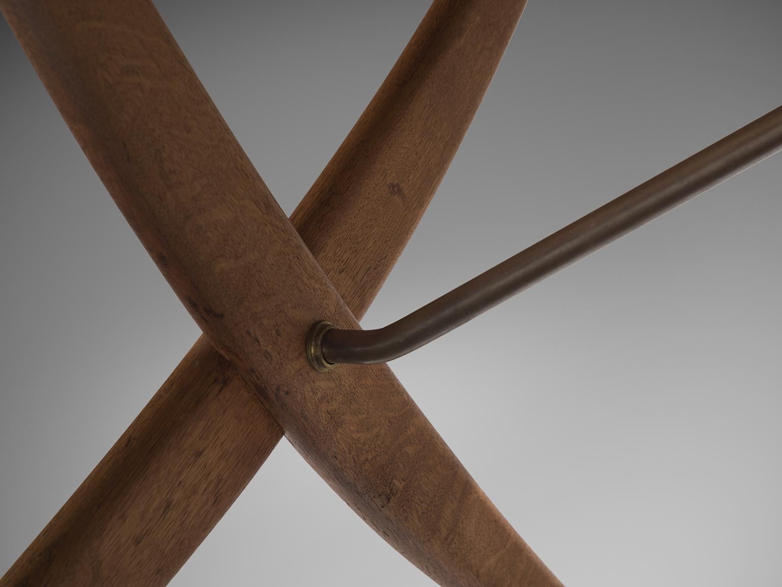 Hans J. Wegner Extremely Large AT304 Drop-Leaf Table 2