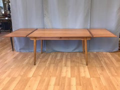 Hans J. Wegner for Andreas Tuck AT-312 Teak & Oak Expandable Dining Table, 1960s