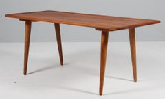 Hans J. Wegner for Andreas Tuck Coffee Table, solid oak and teak. Model AT11