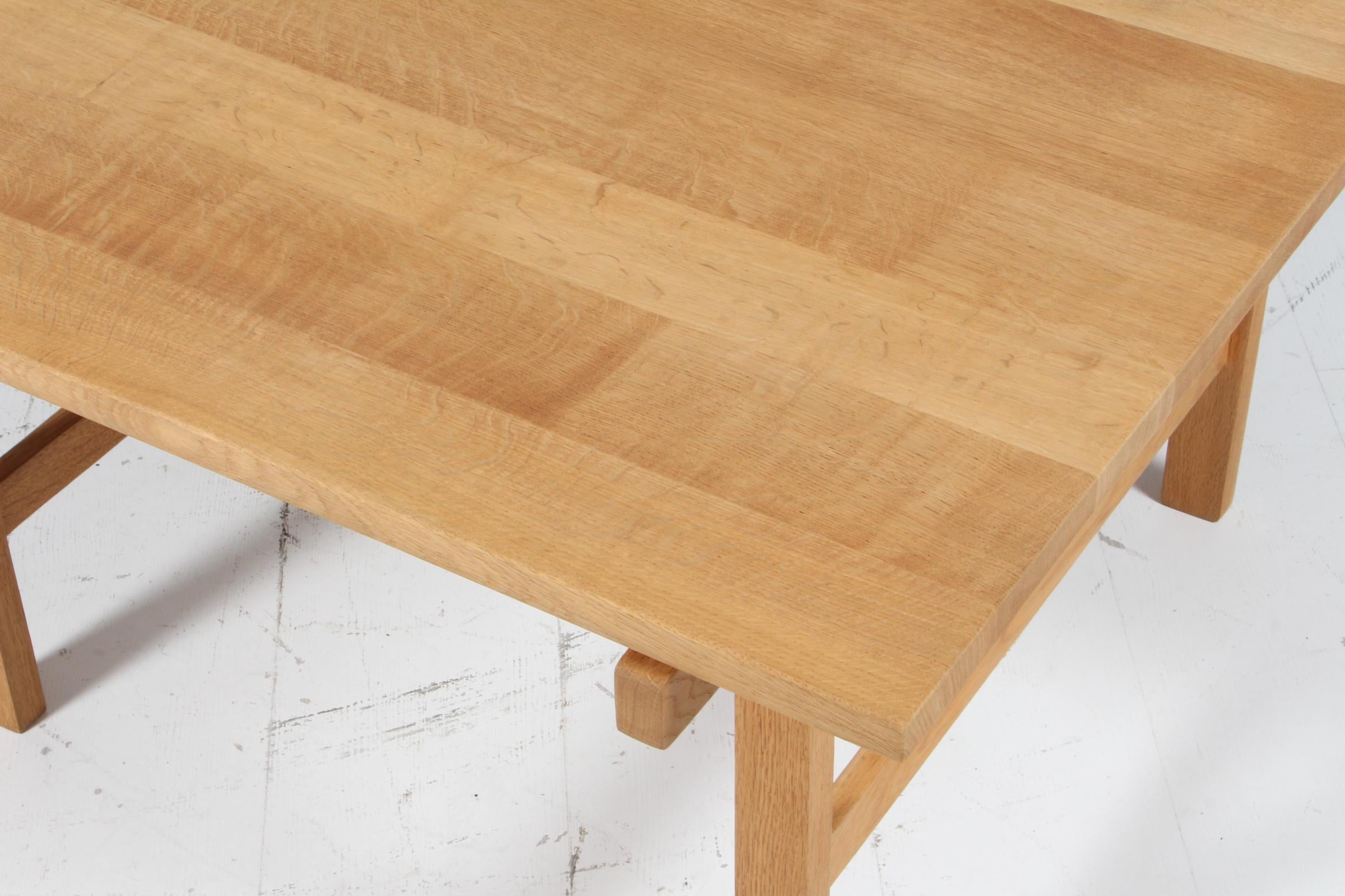 Danish Hans J. Wegner for Andreas Tuck  Coffee Table, solid oak. For Sale