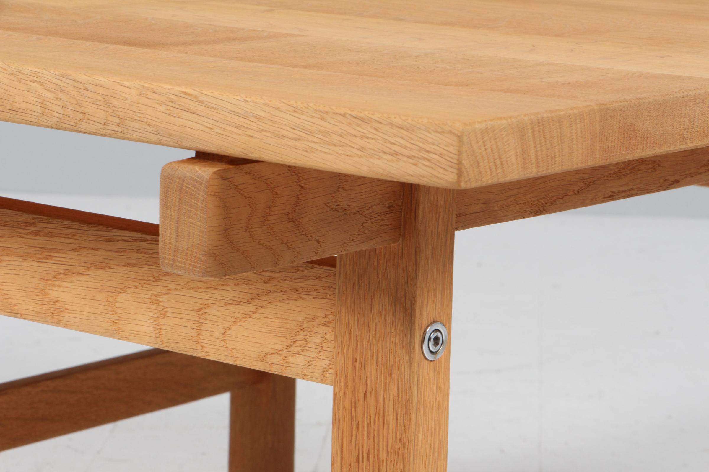Oak Hans J. Wegner for Andreas Tuck  Coffee Table, solid oak. For Sale